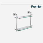 Repisa de Vidrio Qubika doble Premier