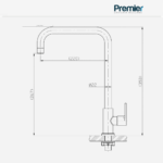 Llave Lavadero Belle "U" INOX Premier - Imagen 3