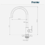 Llave Lavadero Mueble Belle INOX PREMIER - Imagen 2