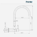 Llave Lavadero Pared Belle INOX PREMIER - Imagen 2
