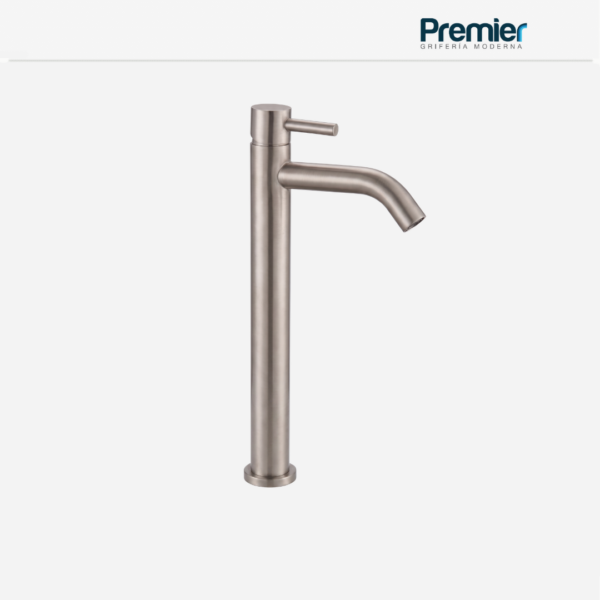 Llave Lavatorio Alta Minimal INOX PREMIER