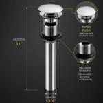 Desague para Lavatorio  Push Decorativo Premier - Imagen 3