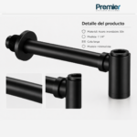 Trampa para Lavatorio Minimalista Inox BLACK Premier - Imagen 3