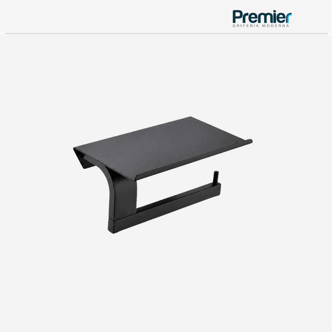 Oro Minimalista Navidad Post de Facebook (cuadrado) - 2026-07-09T142213.811 Portarollo con Soporte Square black PREMIER - Imagen 1