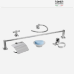 Set de Accesorios Bronce Cromo Forma Remer Made in Italy