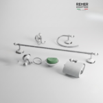 Set de Accesorios Bronce Cromo Epoca Remer Made in Italy