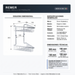 Esquinero Doble Bronce REMER - Imagen 3