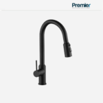 Monocomando Lavadero Extraible Black Matte Premier