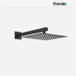 Cabezal Ducha Española 10" Qubika Black Matte Premier