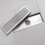 Desague Piso Lineal 30x10cm Acero Inoxidable Square PREMIER - Imagen 5