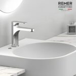 Monocomando Lavatorio Bajo Class Line REMER MADE IN ITALY - Imagen 2