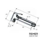 Ducha Para Bidet Bronce REMER Made in Italy - Imagen 5