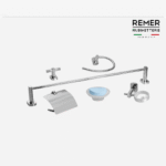 Set de Accesorios Bronce Cromo Forma Remer Made in Italy