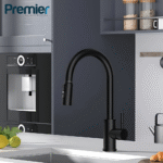 Monocomando Lavadero Extraible Black Matte PREMIER